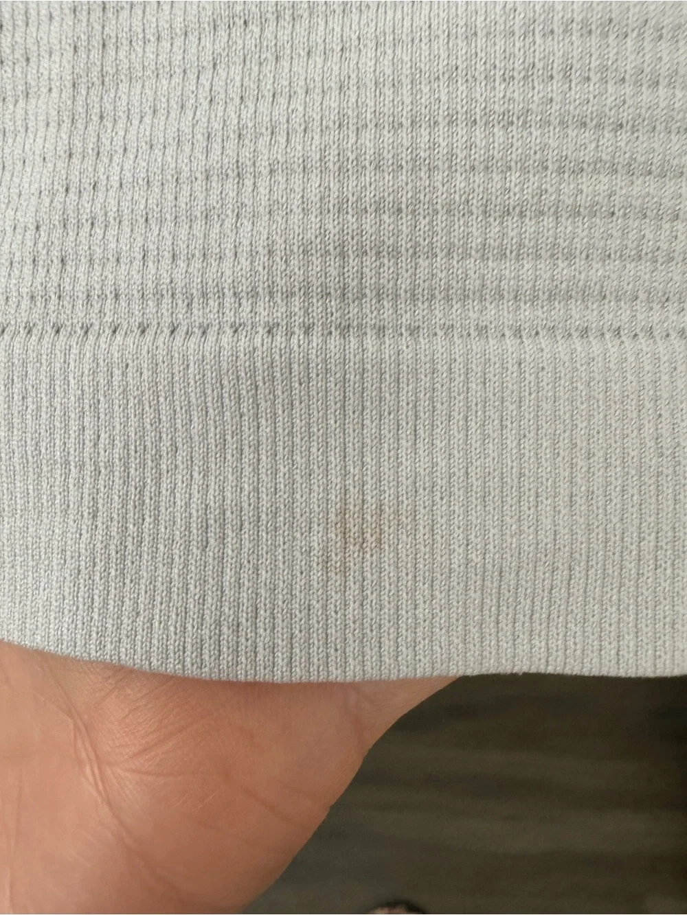 lululemon Run Swiftly Tech Long Sleeve Mesh Top Size 4 White Thumbholes